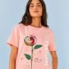 Farm Rio Virgo Zodiac Organic Cotton T-Shirt -Perfect Top Shop 306694 01