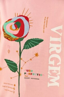 Farm Rio Virgo Zodiac Organic Cotton T-Shirt 10 Farm Rio Virgo Zodiac Organic Cotton T-Shirt -Perfect Top Shop 306694 04