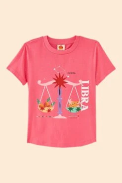 Farm Rio Libra Zodiac Organic Cotton T-Shirt -Perfect Top Shop 306695 06