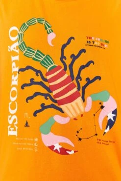 Farm Rio Scorpio Zodiac Organic Cotton T-Shirt -Perfect Top Shop 306696 03