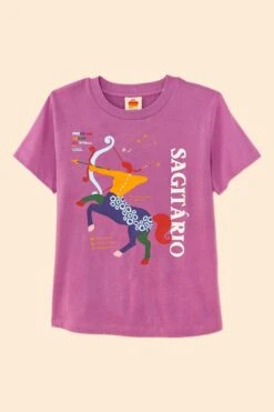 Farm Rio Sagittarius Zodiac Organic Cotton T-Shirt -Perfect Top Shop 306697 06