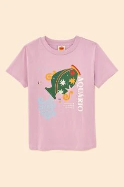 Farm Rio Aquarius Zodiac Organic Cotton T-Shirt -Perfect Top Shop 306699 06