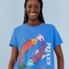 Farm Rio Pisces Zodiac Organic Cotton T-Shirt -Perfect Top Shop 306700 01
