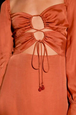 Farm Rio Caramel Cut Out Maxi Dress 11 Farm Rio Caramel Cut Out Maxi Dress -Perfect Top Shop 308183 05