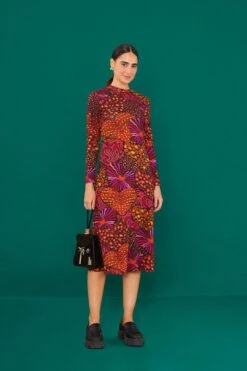 Farm Rio Leopard Hearts Jersey Dress -Perfect Top Shop 308218 02