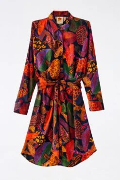 Farm Rio Leopard Mushroom Lenzing™ Ecovero™ Viscose Shirtdress 9 Farm Rio Leopard Mushroom Lenzing™ Ecovero™ Viscose Shirtdress -Perfect Top Shop 308266 06