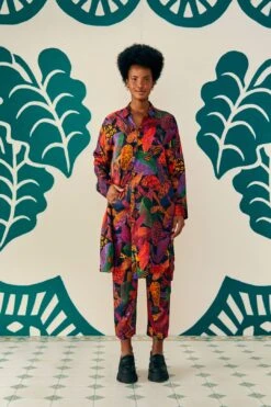 Farm Rio Leopard Mushroom Lenzingâ„¢ Ecoveroâ„¢ Viscose Pants