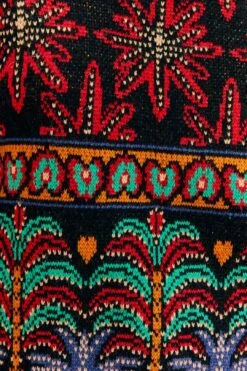 Farm Rio Black Night Sky Sweater -Perfect Top Shop 308284 04