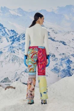 Farm Rio Mixed Scarves Ski Pants -Perfect Top Shop 308307 04