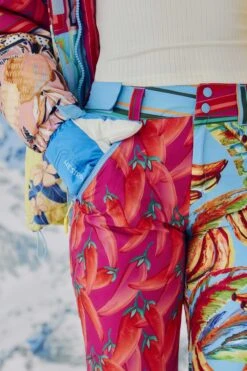 Farm Rio Mixed Scarves Ski Pants -Perfect Top Shop 308307 05