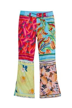 Farm Rio Mixed Scarves Ski Pants -Perfect Top Shop 308307 06