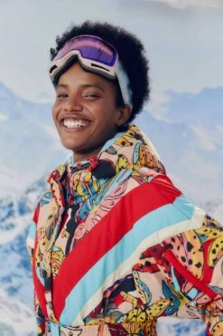 Farm Rio Banana Bunch Ski Puffer Jacket -Perfect Top Shop 308308 05