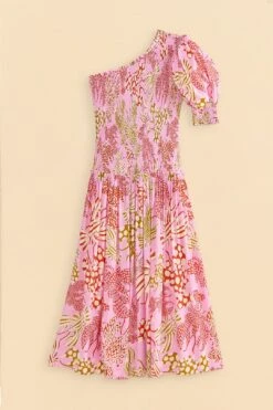 Farm Rio Pink Mixed Lobsters Midi Dress 15 Farm Rio Pink Mixed Lobsters Midi Dress -Perfect Top Shop 309155 07