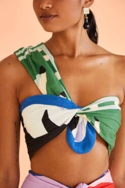 Farm Rio Brasil Bahia Scarves Crop Top -Perfect Top Shop 309173 03