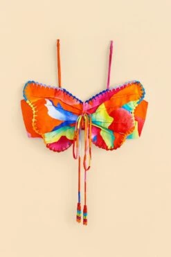 Farm Rio Red Ombre Chita Top -Perfect Top Shop 309186 06