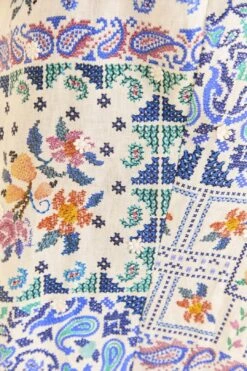 Farm Rio Off-White Romantic Bandanas Midi Dress 10 Farm Rio Off-White Romantic Bandanas Midi Dress -Perfect Top Shop 309191 04