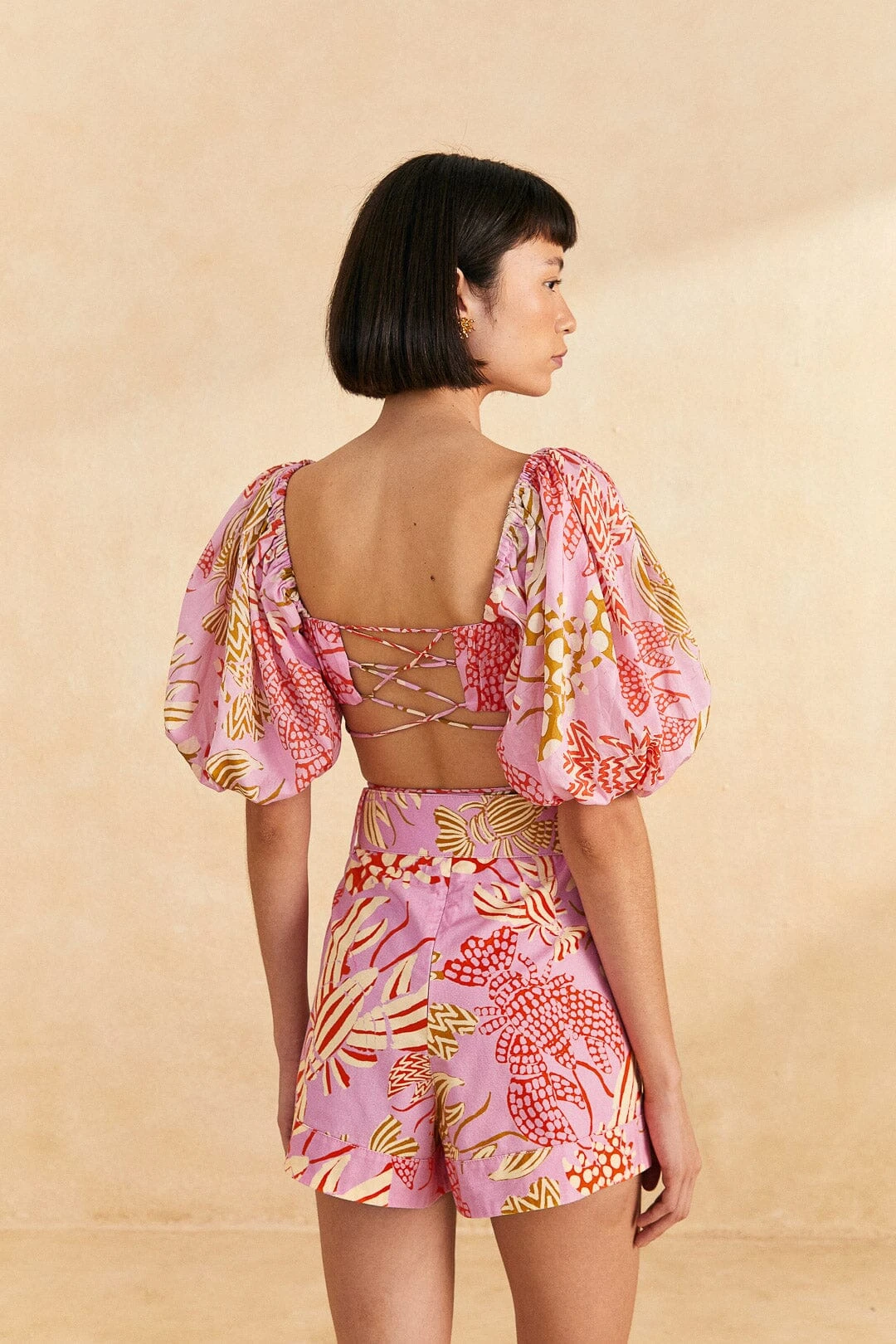 Farm Rio Pink Mixed Lobsters Top 6 Farm Rio Pink Mixed Lobsters Top - Image 4