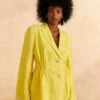 Farm Rio Bright Yellow Blazer -Perfect Top Shop 309211 01