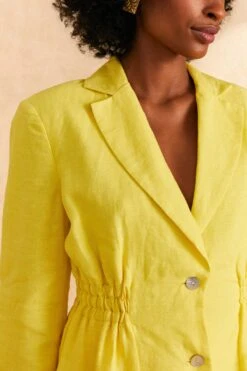Farm Rio Bright Yellow Blazer -Perfect Top Shop 309211 03