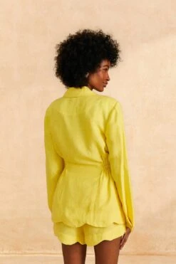 Farm Rio Bright Yellow Blazer -Perfect Top Shop 309211 04