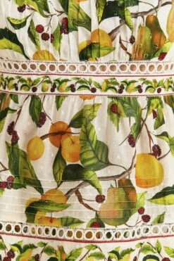 Farm Rio Off-White Fruit Orchard Blouse -Perfect Top Shop 309214 05