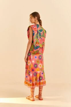 Farm Rio Coral Graphic Macaws Organic Cotton T-Shirt -Perfect Top Shop 309282 04