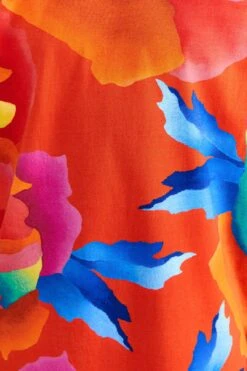 Farm Rio Red Ombre Chita T-Shirt Dress -Perfect Top Shop 309290 05