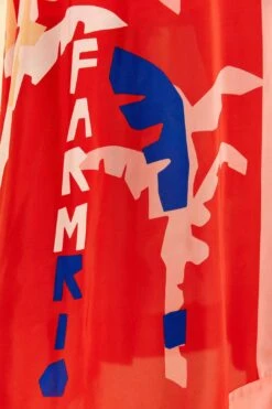 Farm Rio Brasil Bahia Scarves Midi Dress -Perfect Top Shop 309309 05