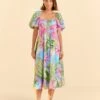 Farm Rio Beach Vibe Midi Dress -Perfect Top Shop 309318 01
