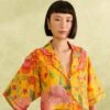 Farm Rio Yellow Macaw Bloom Shirt -Perfect Top Shop 309403 01 c17ad789 417e 4960 a917 926277bb4396