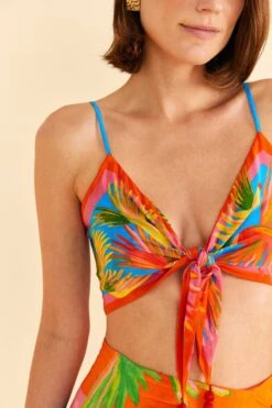 Farm Rio Painted Birds Scarf Top 9 Farm Rio Painted Birds Scarf Top -Perfect Top Shop 309406 03