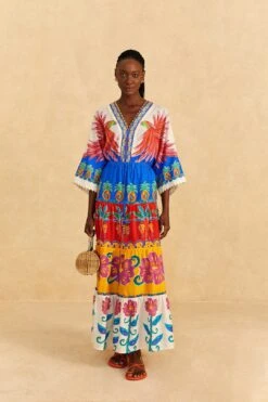 Farm Rio Off-White Vivid Garden Bodysuit