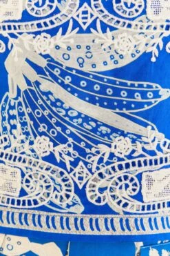 Farm Rio Blue Lace Banana Blouse -Perfect Top Shop 309445 05