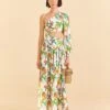 Farm Rio Tropical Paradise One Shoulder Midi Dress -Perfect Top Shop 309497 01