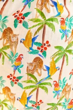 Farm Rio Tropical Paradise One Shoulder Midi Dress -Perfect Top Shop 309497 05