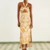 Farm Rio Sand Jungle Chic Midi Dress 2 Farm Rio Sand Jungle Chic Midi Dress -Perfect Top Shop 309501 01
