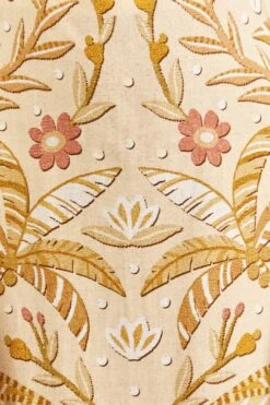 Farm Rio Sand Jungle Chic Midi Dress -Perfect Top Shop 309501 04