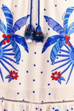 Farm Rio Off-White Jungle Chic Midi Dress -Perfect Top Shop 309509 05