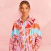 Farm Rio Coconut Tree Windbreaker -Perfect Top Shop 309514 01