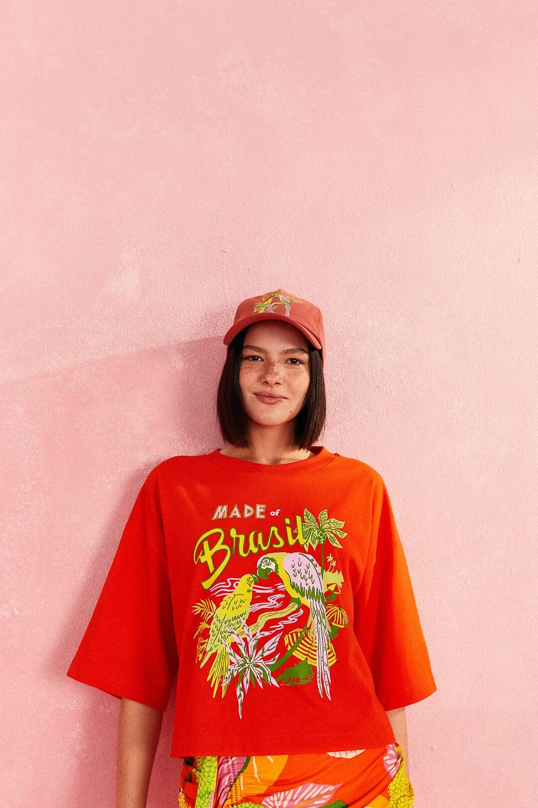 Farm Rio Red Brasil Organic Cotton T-Shirt 3 Farm Rio Red Brasil Organic Cotton T-Shirt