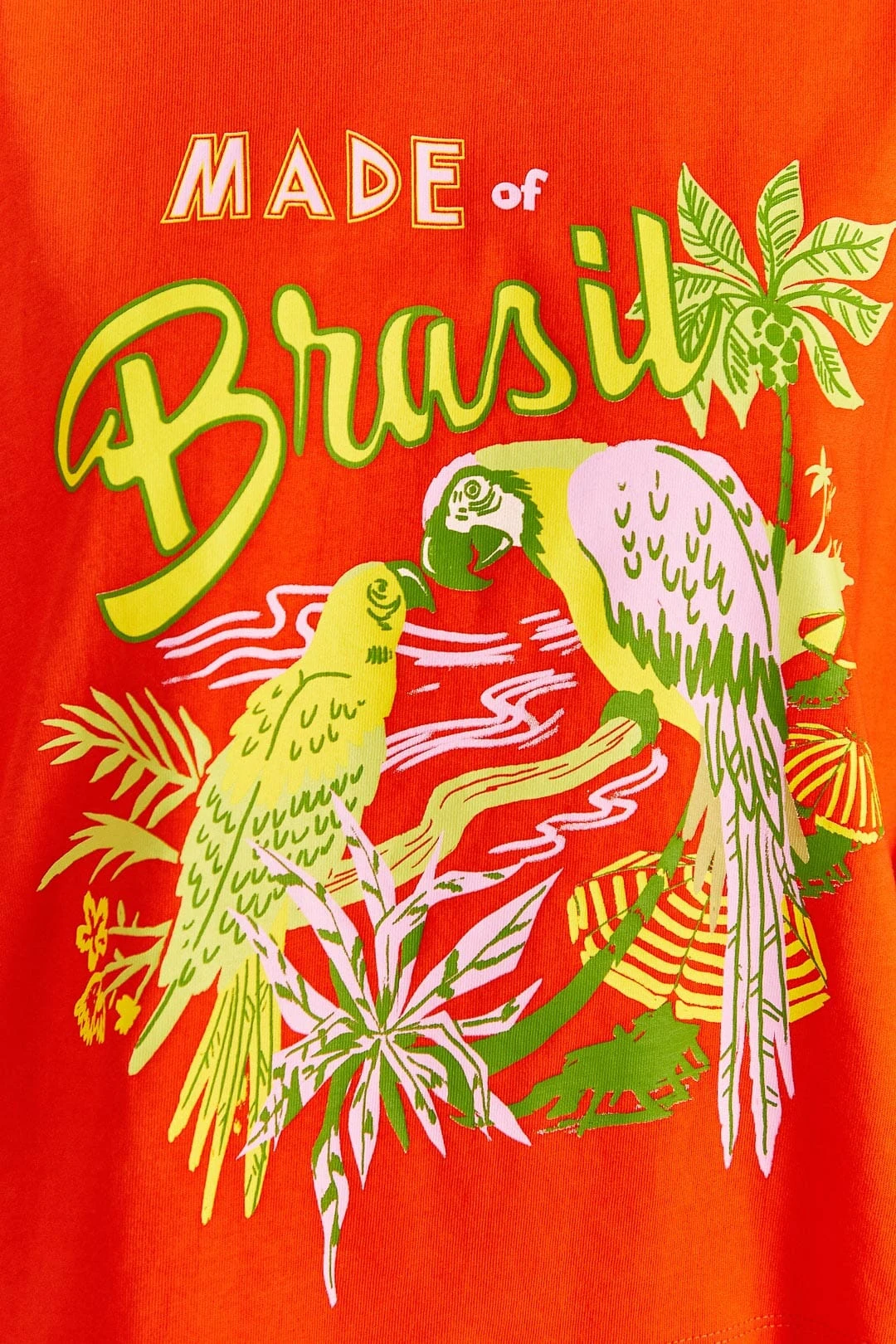Farm Rio Red Brasil Organic Cotton T-Shirt 6 Farm Rio Red Brasil Organic Cotton T-Shirt - Image 4