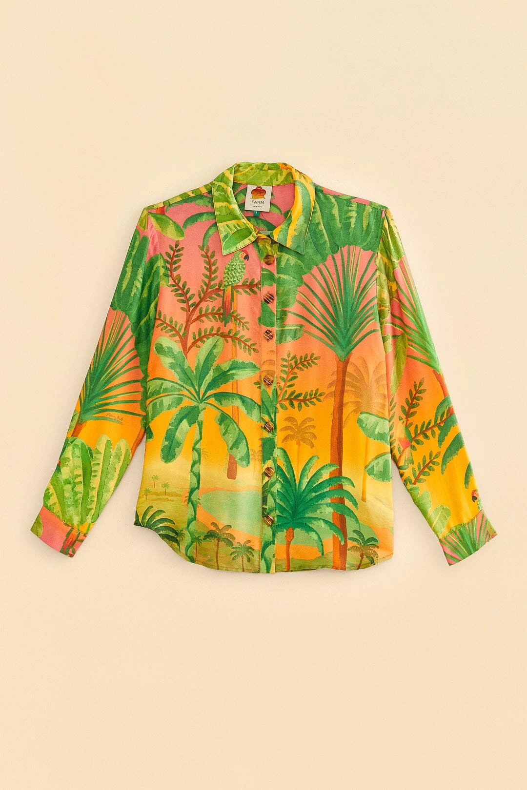 Farm Rio Sunrise Scenario Lenzing™ Ecovero™ Viscose Shirt 8 Farm Rio Sunrise Scenario Lenzing™ Ecovero™ Viscose Shirt - Image 6