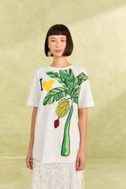 Farm Rio I Heart Bananas Organic Cotton T-Shirt