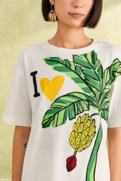 Farm Rio I Heart Bananas Organic Cotton T-Shirt -Perfect Top Shop 309584 03