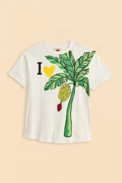 Farm Rio I Heart Bananas Organic Cotton T-Shirt -Perfect Top Shop 309584 06