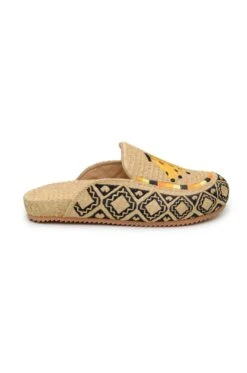 Farm Rio Raffia Embroidered Clog Mule -Perfect Top Shop 309877 03