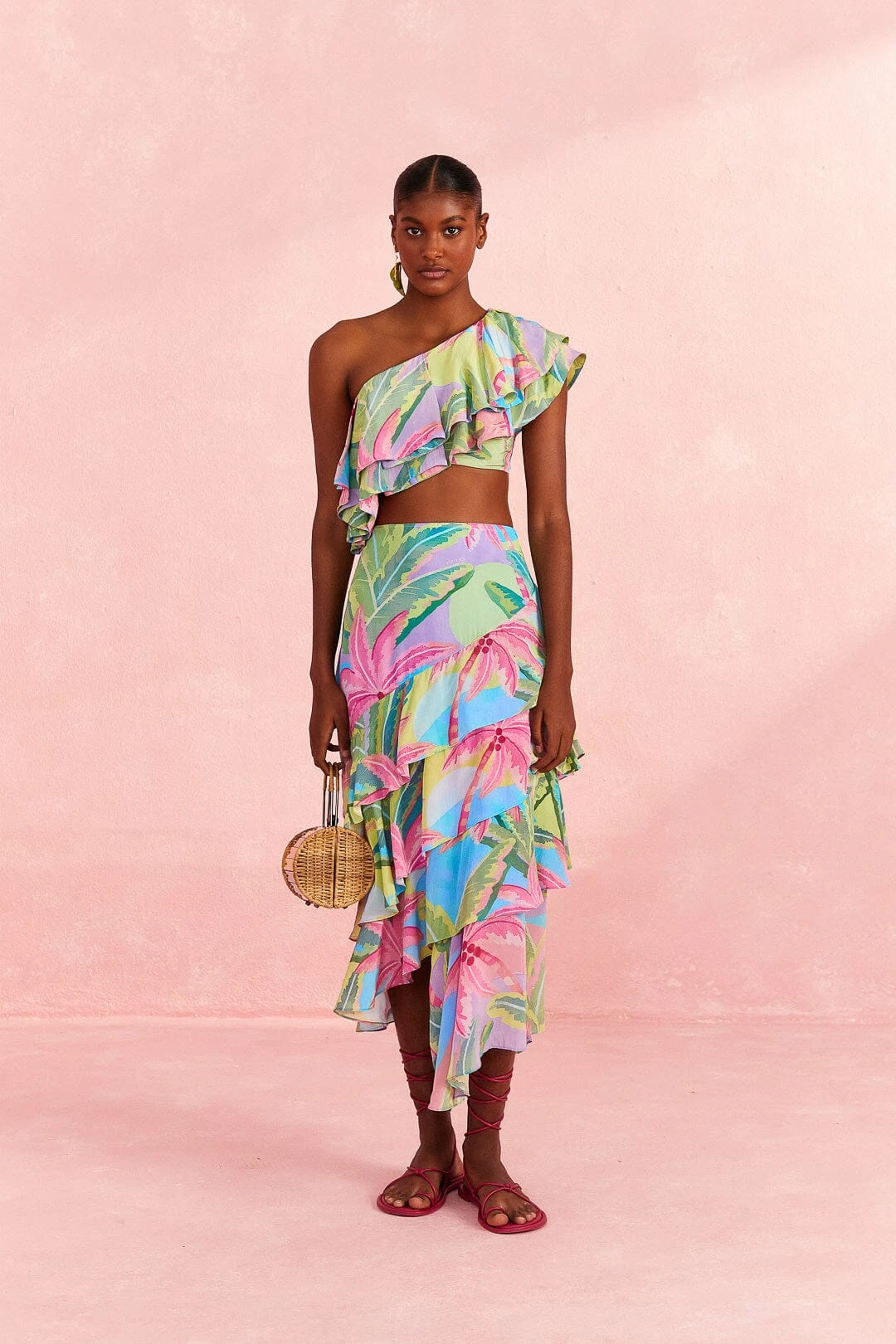 Farm Rio Beach Vibe One Shoulder Top 4 Farm Rio Beach Vibe One Shoulder Top - Image 2