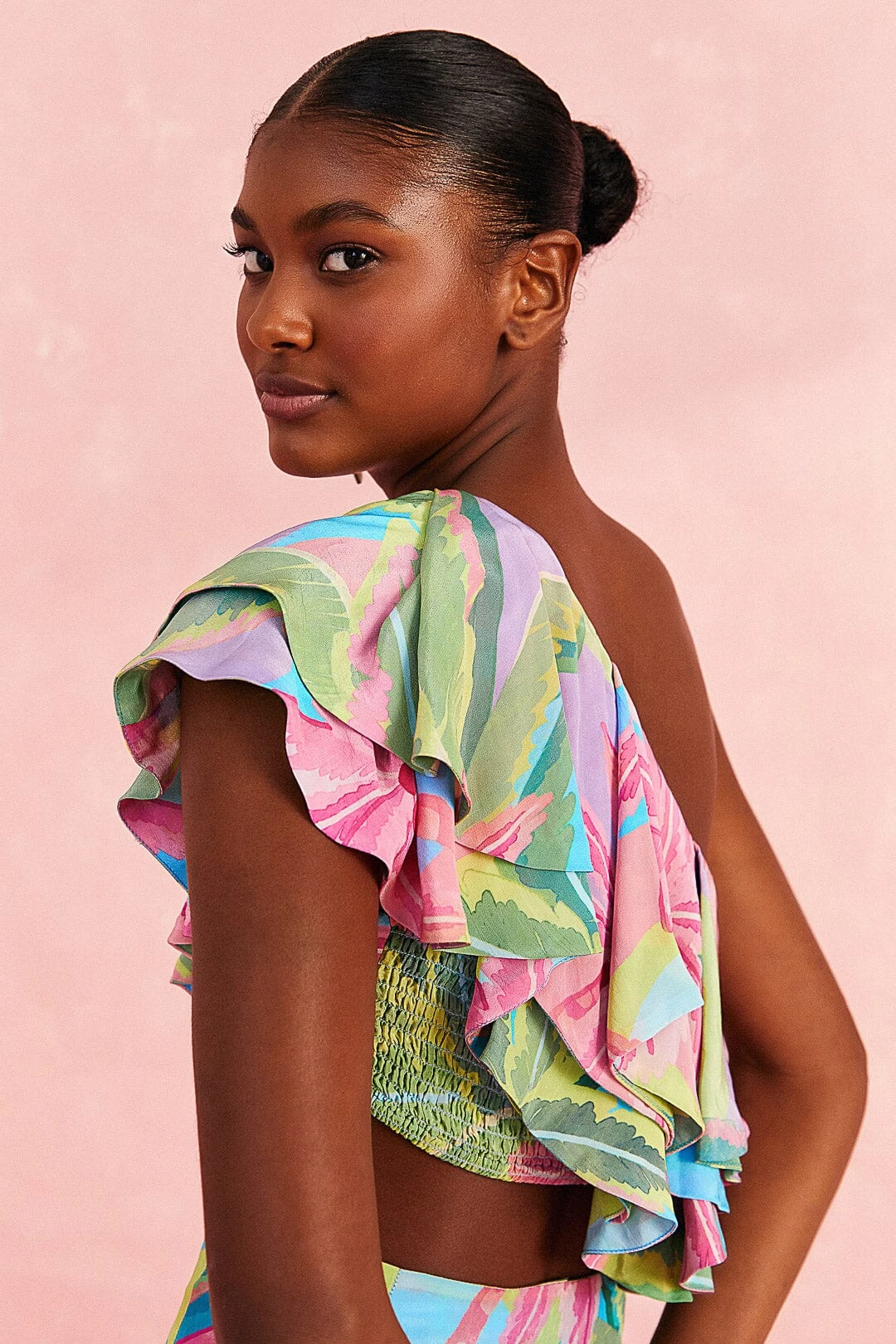 Farm Rio Beach Vibe One Shoulder Top 5 Farm Rio Beach Vibe One Shoulder Top - Image 3