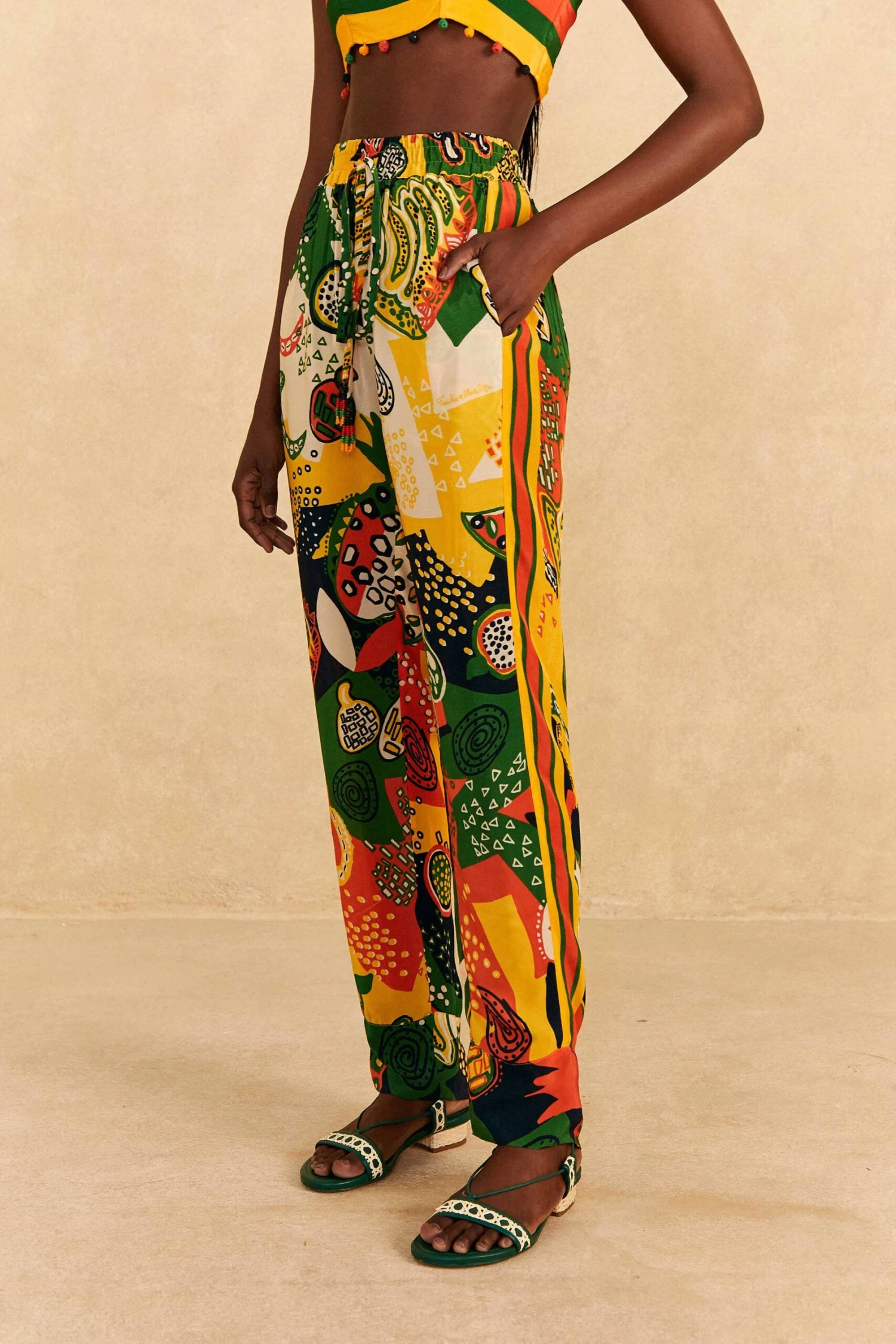 Farm Rio Tropittalist Multicolor Pants 4 Farm Rio Tropittalist Multicolor Pants - Image 2