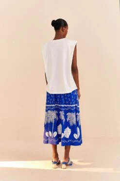 Farm Rio Festa Do Mar Organic Cotton T-Shirt -Perfect Top Shop 310677 04